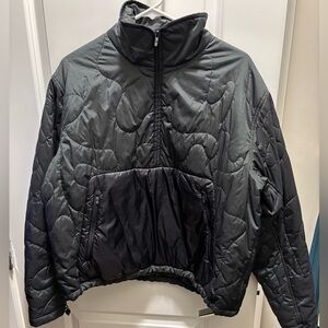 Lululemon Insulated Quilted Pullover Jacket - Heathered Black